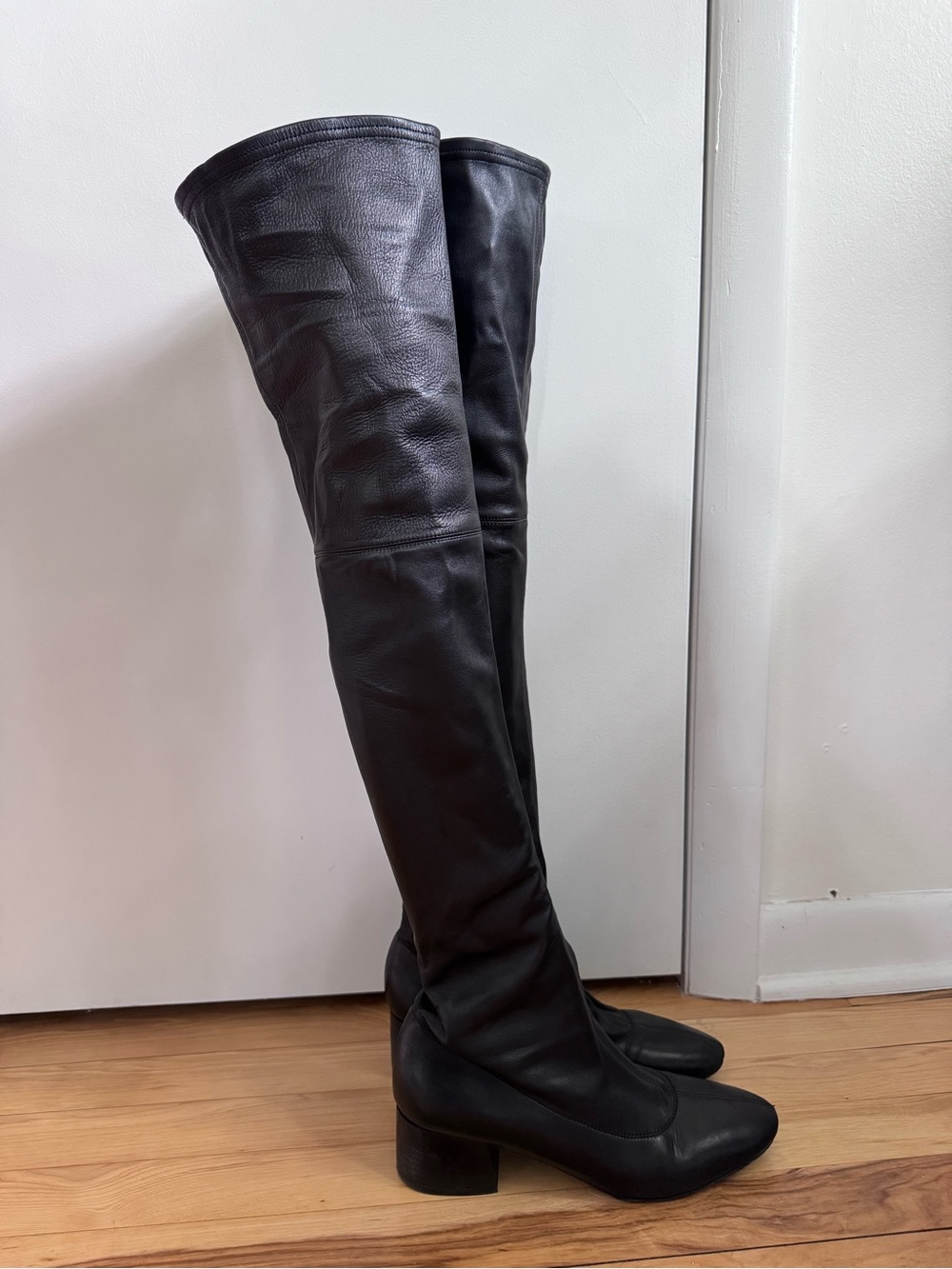 KHAITE Sedona Lambskin leather Over-The-Knee Boots size 9 - Picture 12 of 14